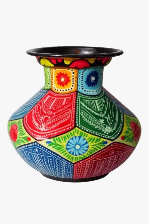 Truck Art Hand-Painted Sindhi Aluminium Water Pitcher